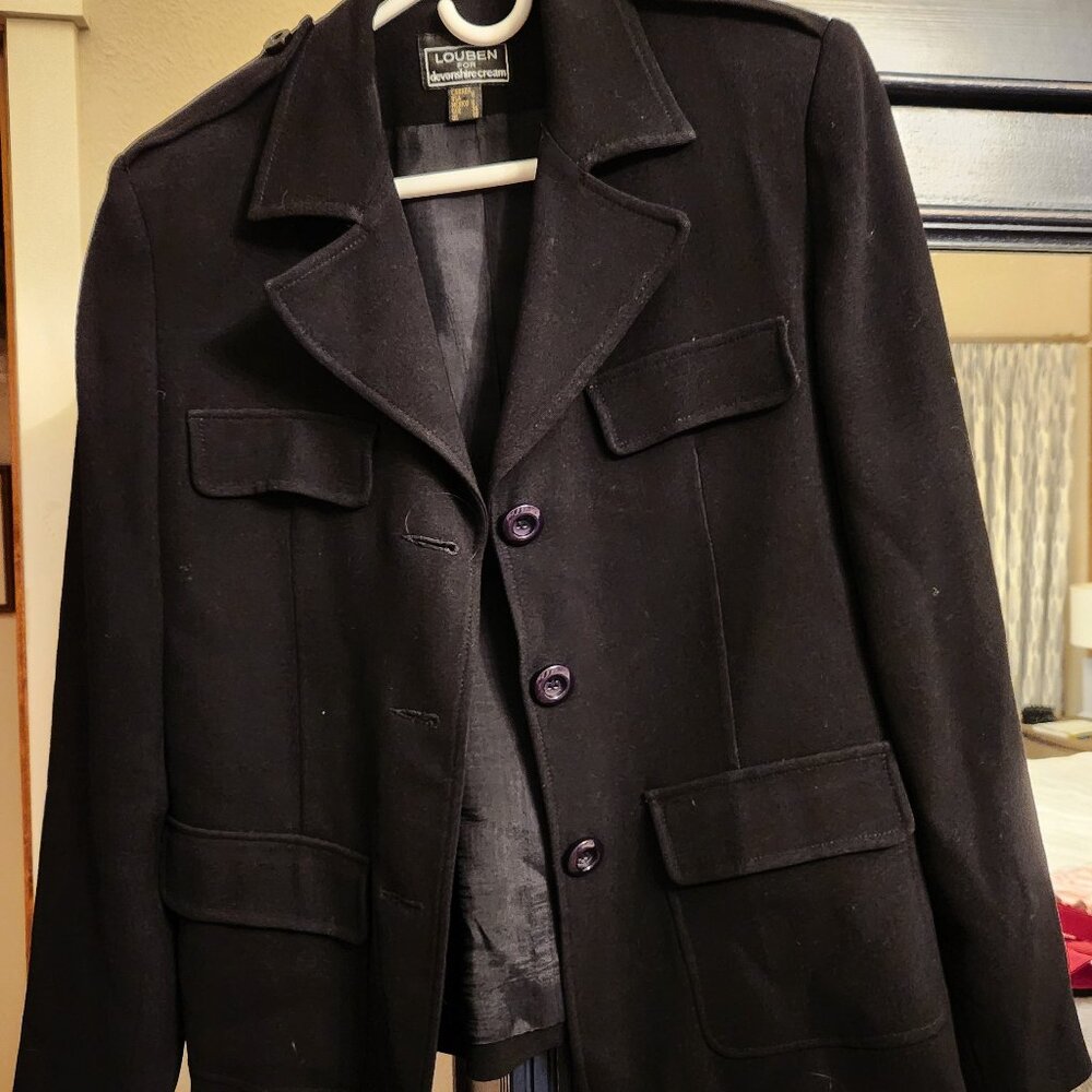 Fabulous, Versatile Louben Black Suit